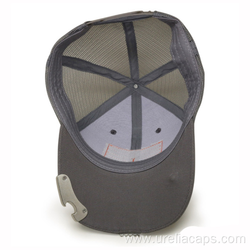 Mesh hat with LED lights and opener